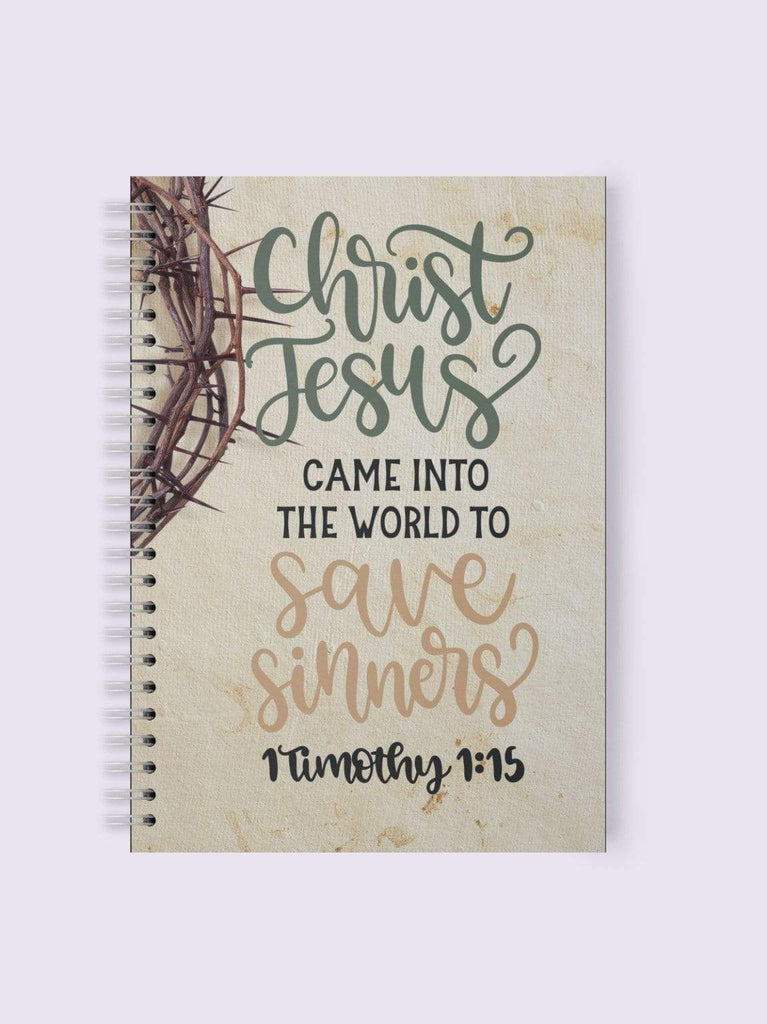 Christ Jesus - NotePad - Christian Note books for Gift - Christian Gift Idea: Bible-Themed Notebook for Devotions, Reflections, and More