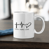 Faith Hope Love - Sip with Scripture: Christian Coffee Mugs for Daily Inspiration - Special Gift for Christian Friends