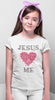Christian Girls T-Shirts - Jesus Loves Me - Share Your Faith with Fun and Durable Christian Apparel Girls T-Shirts