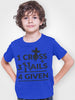 Christian Boys T-Shirts - 1cross,3nails,4given - Share Your Faith with Fun and Durable Christian Apparel Boys T-Shirts