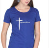 Amazing Grace Cross - Christian T-Shirts for Girls and Women | Faith-Inspired Clothing