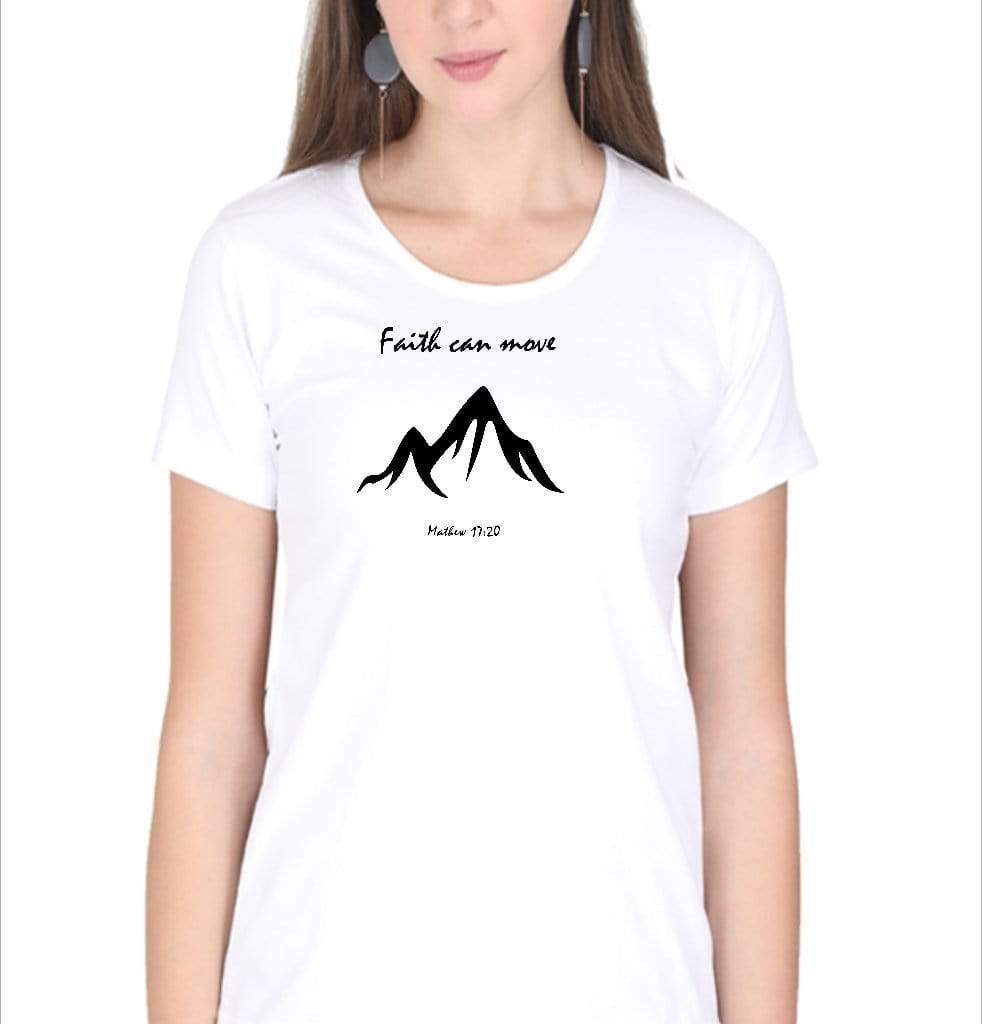 Faith can Move - Christian T-Shirts for Girls and Women | Faith-Inspired Clothing